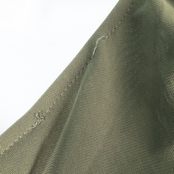 Prettygarden One Shoulder Ruched Bodycon Asymmetric Midi Dress Size Medium Green - Picture 14 of 16